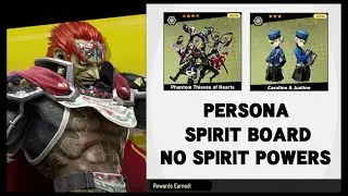 Super Smash Brothers Ultimate: Persona DLC Spirit Board - No Spirit power challenge.