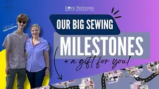 Our Big Sewing Milestones + a surprise 🎁 for you! EMPTYNEST | Send off with a hand-made hug 🪡✨