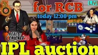 BIGGEST IPL AUCTION SEASON 1 2026 RCB
