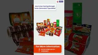 How to use tearing strength tester Elemendorf type model || Tearing Strength Tester || ISO 1974