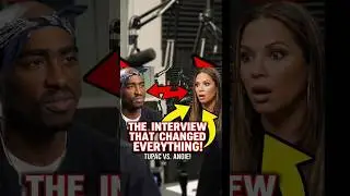Angie Martinez and Tupac interview #shorts #rap #hiphop