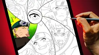 🔥Naruto Drawing 🔥Part 1 - Kid Naruto  #naruto #narutodrawing #anime #shorts #narutouzumaki #itachi