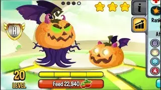 Dragon City - Evil Pumpkin Dragon + Combat [Freebies Dragon 2017]