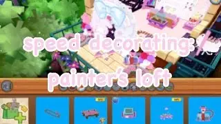 speed den decorating ep.1: painter's loft || mariposaplays AJ