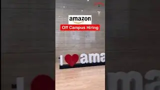 Amazon Recruitment 2024 | Off Campus Drive Apply Now #job4freshers #amazon