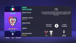 Cagliari Kit Quest Career Mode (2020-21 GK)