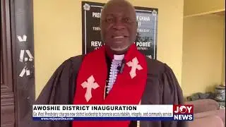 Presbyterian Church Inaugurates Awoshie District, Reaffirms Commitment to Faith and Moral Guidance