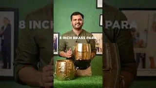 Brass Para for Decor & Gifting | 8-Inch | Buy Online at Mannar Craft