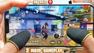 Sniper Mode Is On 🔥2x M82b Op 4Vs Squad Gameplay | Free Fire Max #infinix 30 gt por#freefireindia 