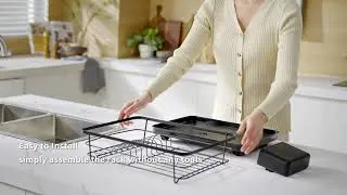 Kitsure Dish Drying Rack- Space-Saving Dish Rack Buy from Amazon