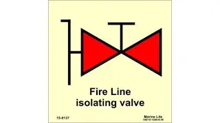 Isolation valve in Fire Main System; Location, Uses, Requirements