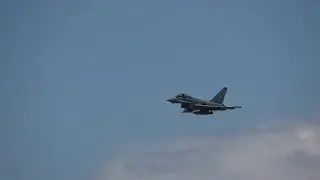 The Eurofighter at Southport Airshow 31 August 2025