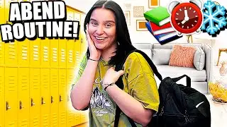 Meine ABENDROUTINE für die SCHULE (Winter-Edition)📚😴 - Celina