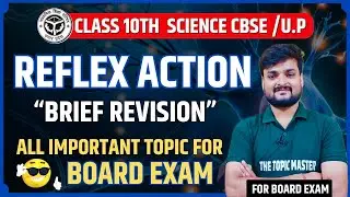 Reflex Action and Reflex Arc | Board Important | Control and Coordination Class 10 | Ashish Pandey