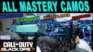 Black Ops 7, все камуфляжи мастерства, камуфляжи мастерства кампании, многопользовательская игра,...