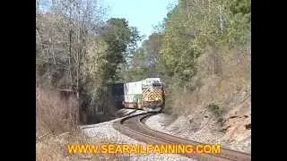 CREX 1302 Leads NS Train 295 at Rex, Georgia