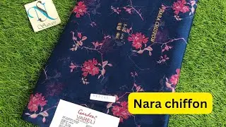 Garden Vareli Nara Chiffon Saree Collection 10 December 2022