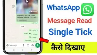 WhatsApp Single Tick Settings | WhatsApp Message Seen Karne Ke Baad Bhi Double Blue Tick Na Dikhaye