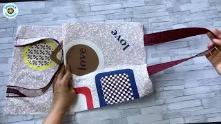 How to Make Hand Bag At Home | Diy Shopping Bag | Easy To Make Daily Use Tote bag