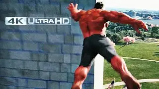 RED HULK CHASING CAPTAIN AMERICA - Captain America: Brave New World (2025) MOVIE CLIP [4K]