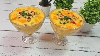 Mango Custard Recipe in Hindi | सुपर टेस्टी और लाजवाब मैंगो कस्टर्ड बनाएं बहुत ही कम टाइम में 😋👌