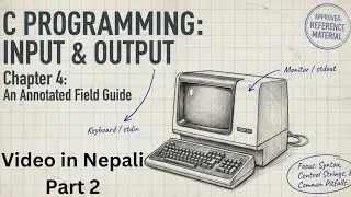 LEC 9: FORMATTED AND UNFORMATTED INPUT/ OUTPUT IN C - PART 2 #cprogramming