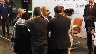 Minister Inwestycji i Rozwoju Jerzy Kwieciński podczas targów BUDMA 2018