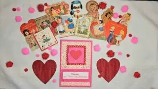 Making a spinning heart for a page for your Valentine journal