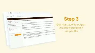 Rytr AI writing Assistant    promotional, demo, intro video light theme