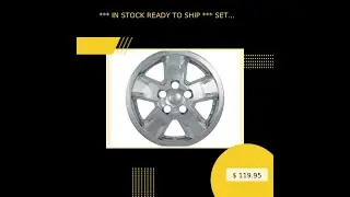 *** IN STOCK READY TO SHIP *** SET OF 4 Jeep Grand Cherokee Chrome Wheel Skins / Hubcaps / Wheel ...