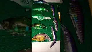 A few Lure paint jobs after epoxy but before Hooks #fishing #bass #custom