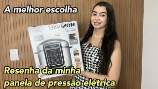 PANELA DE PRESSÃO ELÉTRICA DIGITAL 5L Mondial inox MASTER COOKER - RESENHA COMPLETA e PRIMEIRO USO
