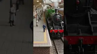 Everyday Life in a Miniature Train Station 🚆 #shorts #1million