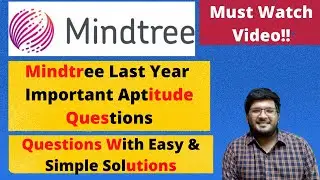 Важные вопросы о способностях Mindtree | Вопросы прошлого года с решениями 🔥🔥