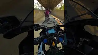 exhaust sounds omg😱 #exhaustsound #exhaust #rider #ridingchallenge #motovlog #r15rider #mt15riders