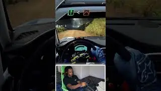 Cockpit POV Flat Out In A Porsche 911 GT3 | Dirt Rally 2.0 | Logitech G920 Gameplay #shorts #racing