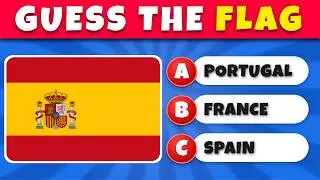 Guess The COUNTRY By The Flag! 🗺️🤔 48 DIFFICULT Flags - Can You Get 35?