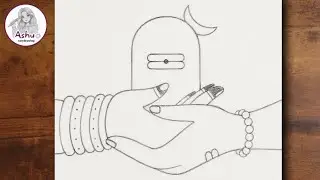 Maha Shivratri Shivling Drawing l शिवलिंग का चित्र बनाना सीखें |  l How to Draw Shivling Drawing  