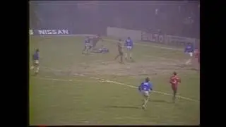 Brest-Auxerre Coupe de France 1986 8e aller
