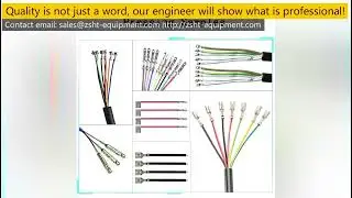 Multi core wire cable stripping and crimping machine