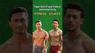 Tiger Shroff and Vidyut Jammwal are both big actors #shortvideo #shorts