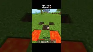 Don't try in minicraft 😅 (もういいよ) #minecraftusa #shorts #minecraft