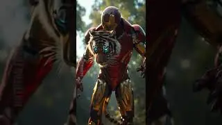 Iron Man x Tiger  #marvel #superhero