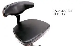 Bellatier Tall Upholstered Swivel Barstool in Black D120-330 by Ashley