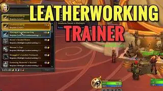 Silvermoon City Leatherworking Trainer Location (WoW Midnight)