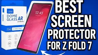 Установка защитной пленки Whitestone Dome на Galaxy Z Fold 7