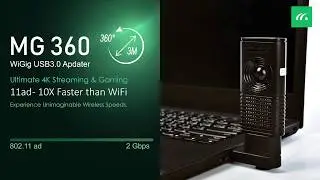 Millitronic MG360 WiGig IEEE802.11ad 60GHz USB3.0 Adapter UNBOX / Driver installation / UI
