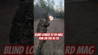 Blind loading shotgun mags helps maintain grip and control when running a AK-12