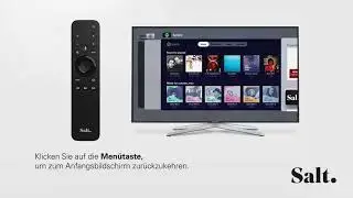 3. Apps schliessen - Salt TV Remote 2.0