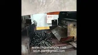 How is a track chain is Heat Treated?